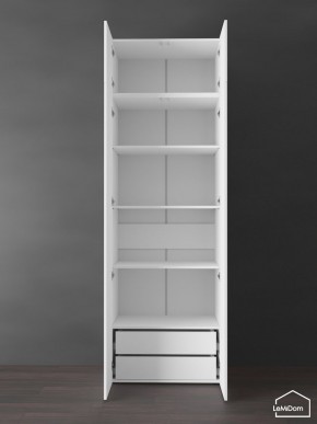 Шкаф с антресолью Linnea MHR-2POA-4 2450х800х510 (Белый-М 11.1.1) в Коротчаево - korotchaevo.mebel24.online | фото 6
