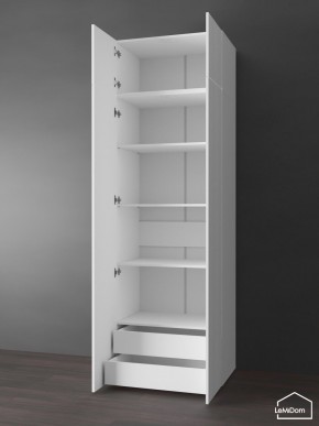 Шкаф с антресолью Linnea MHR-2POA-4 2450х800х510 (Белый-М 11.1.2) в Коротчаево - korotchaevo.mebel24.online | фото 5