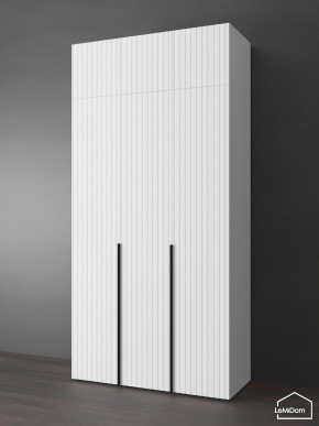 Шкаф с антресолью Linnea MHR-3A-1 2450х1200х510 (Белый-М 11.1.1) в Коротчаево - korotchaevo.mebel24.online | фото 1