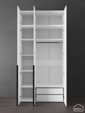 Шкаф с антресолью Linnea MHR-3A-2 2450х1200х510 (Белый-М 11.1.2) в Коротчаево - korotchaevo.mebel24.online | фото 6