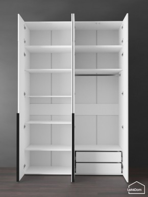 Шкаф с антресолью Linnea MHR-4A-2 2450х1600х510 (Белый-М 11.1.1) в Коротчаево - korotchaevo.mebel24.online | фото 5