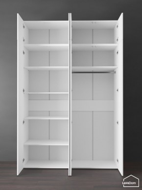 Шкаф с антресолью Linnea MHR-4POA-1 2450х1600х510 (Белый-М 11.1.1) в Коротчаево - korotchaevo.mebel24.online | фото 4
