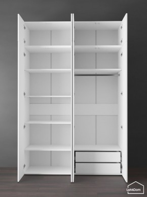 Шкаф с антресолью Linnea MHR-4POA-2 2450х1600х510 (Белый-М 11.1.2) в Коротчаево - korotchaevo.mebel24.online | фото 5