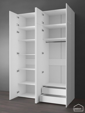 Шкаф с антресолью Linnea MHR-4POA-2 2450х1600х510 (Белый-М 11.1.2) в Коротчаево - korotchaevo.mebel24.online | фото 6