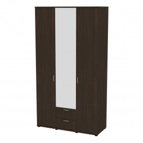 Шкаф с зеркалом Ольга H54_M (Венге) в Коротчаево - korotchaevo.mebel24.online | фото
