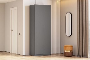 Шкаф ШК-5 + 2 полки (800) Графит серый в Коротчаево - korotchaevo.mebel24.online | фото 2