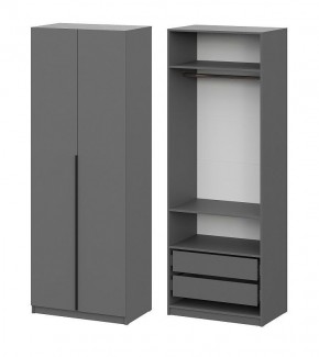 Шкаф ШК-5 + 2 полки + ящики (800) Графит в Коротчаево - korotchaevo.mebel24.online | фото 1