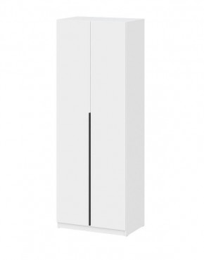 Шкаф ШК-5 + 4 полки (800) Белый текстурный в Коротчаево - korotchaevo.mebel24.online | фото 3