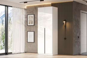 Шкаф ШК-5 + 4 полки + ящики (800) Белый текстурный в Коротчаево - korotchaevo.mebel24.online | фото 3