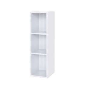 Шкаф Сириния навесной открытый белый/МДФ белый снег в Коротчаево - korotchaevo.mebel24.online | фото