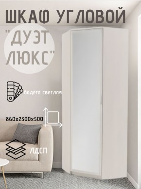 Шкаф угловой Дуэт Люкс с зеркалом в Коротчаево - korotchaevo.mebel24.online | фото 6