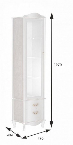 Шкаф-витрина Джульетта в Коротчаево - korotchaevo.mebel24.online | фото 3