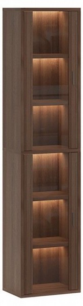 Шкаф-витрина Домино СУ(ш1в2)+2ФС в Коротчаево - korotchaevo.mebel24.online | фото