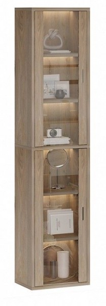 Шкаф-витрина Домино СУ(ш1в2)+2ФС в Коротчаево - korotchaevo.mebel24.online | фото 2