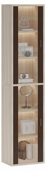 Шкаф-витрина Домино СУ(ш1в2)+2ФС в Коротчаево - korotchaevo.mebel24.online | фото 2