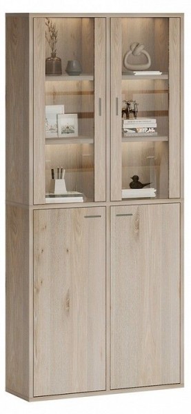 Шкаф-витрина Домино СУ(ш2в2)+2ФС+2ФГ в Коротчаево - korotchaevo.mebel24.online | фото 2