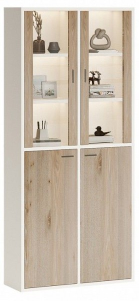 Шкаф-витрина Домино СУ(ш2в2)+2ФС+2ФГ в Коротчаево - korotchaevo.mebel24.online | фото 3