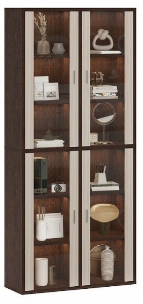 Шкаф-витрина Домино СУ(ш2в2)+4ФС в Коротчаево - korotchaevo.mebel24.online | фото 2