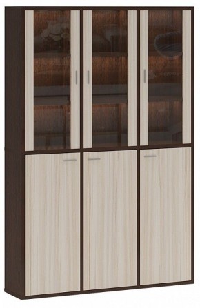 Шкаф-витрина Домино СУ(ш3в2)+3ФГ+3ФС в Коротчаево - korotchaevo.mebel24.online | фото