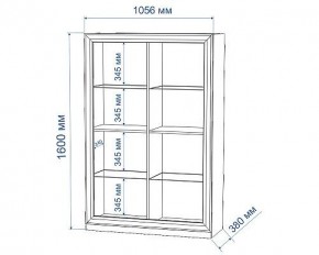 Шкаф-витрина Нобиле ШВтН ФСД-ФСД в Коротчаево - korotchaevo.mebel24.online | фото 2