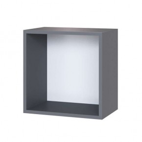 Сириния Куб 2 серый графит/МДФ бриз в Коротчаево - korotchaevo.mebel24.online | фото 2