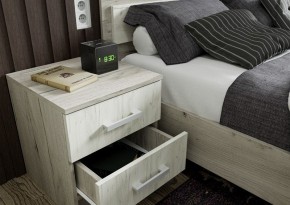 Спальня Гармония Дуб крафт серый/Дуб крафт белый в Коротчаево - korotchaevo.mebel24.online | фото 7