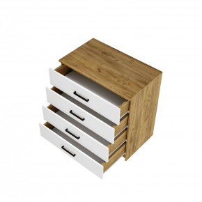 Спальный гарнитур Евро (модульный) Крафт/Белый в Коротчаево - korotchaevo.mebel24.online | фото 11