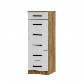 Спальный гарнитур Евро (модульный) Крафт/Белый в Коротчаево - korotchaevo.mebel24.online | фото 12