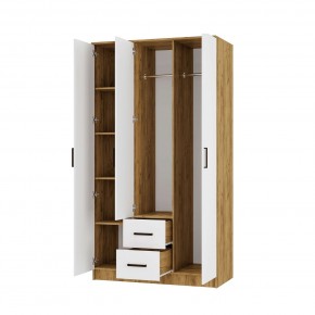 Спальный гарнитур Евро (модульный) Крафт/Белый в Коротчаево - korotchaevo.mebel24.online | фото 28