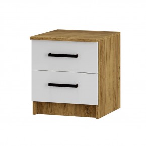 Спальный гарнитур Евро (модульный) Крафт/Белый в Коротчаево - korotchaevo.mebel24.online | фото 3