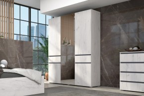 Спальный гарнитур Лиана (Дуб Крафт Белый/Графит) в Коротчаево - korotchaevo.mebel24.online | фото 12