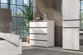 Спальный гарнитур Лиана (Дуб Крафт Белый/Графит) в Коротчаево - korotchaevo.mebel24.online | фото 6