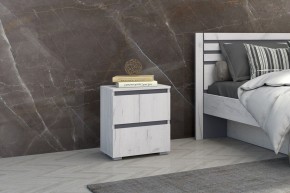 Спальный гарнитур Лиана (Дуб Крафт Белый/Графит) в Коротчаево - korotchaevo.mebel24.online | фото 9