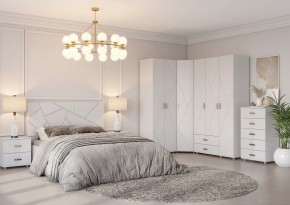 Спальный гарнитур "Сандра" (модульный) в Коротчаево - korotchaevo.mebel24.online | фото
