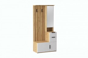 СТЕФАНИ-1 Прихожая (дуб крафт золотой/белый софт) в Коротчаево - korotchaevo.mebel24.online | фото