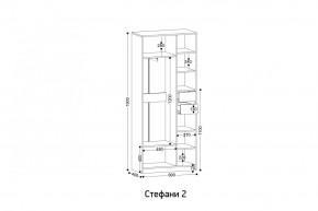 СТЕФАНИ-2 Шкаф в Коротчаево - korotchaevo.mebel24.online | фото 2