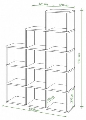 Стеллаж Бартоло СЛД 5 в Коротчаево - korotchaevo.mebel24.online | фото 3