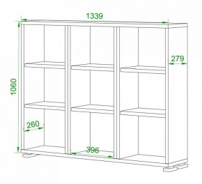 Стеллаж Домино нельсон ПУ-60-1 в Коротчаево - korotchaevo.mebel24.online | фото 2
