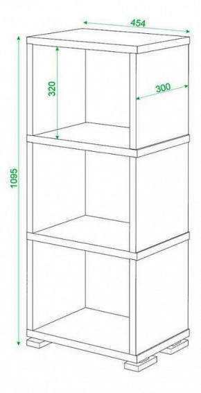 Стеллаж Домино СБ-15/3 в Коротчаево - korotchaevo.mebel24.online | фото 2