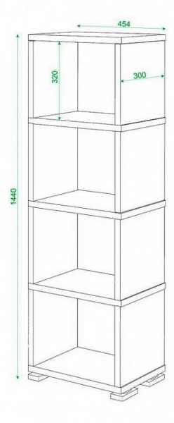 Стеллаж Домино СБ-15/4 в Коротчаево - korotchaevo.mebel24.online | фото 3