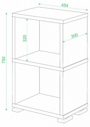 Стеллаж-колонка Домино СБ-15/2 в Коротчаево - korotchaevo.mebel24.online | фото 2