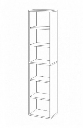 Стеллаж-колонка Домино СУ(ш1в2) в Коротчаево - korotchaevo.mebel24.online | фото 3