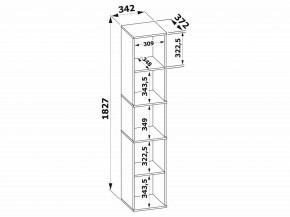 Стеллаж-колонка СТ-9 в Коротчаево - korotchaevo.mebel24.online | фото 3