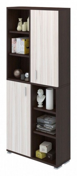 Стеллаж комбинированный Домино ПУ-30-2 в Коротчаево - korotchaevo.mebel24.online | фото 2