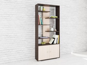 Стеллаж Ромео-4 венге/дуб молочный в Коротчаево - korotchaevo.mebel24.online | фото