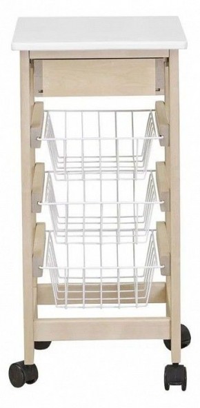 Стеллаж С ящиком и корзинами в Коротчаево - korotchaevo.mebel24.online | фото 3