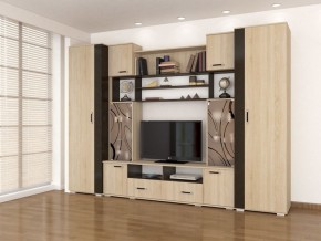 Стенка Оскар-18-1 дуб сонома-венге в Коротчаево - korotchaevo.mebel24.online | фото