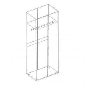 СТИЛ Шкаф 2-ств для одежды в Коротчаево - korotchaevo.mebel24.online | фото 2