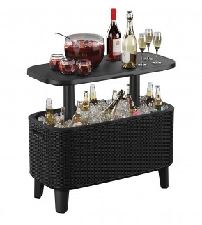 Стол Беви Бар (Bevy Bar Large Cool Bar), графит в Коротчаево - korotchaevo.mebel24.online | фото 3