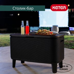 Стол Беви Бар (Bevy Bar Large Cool Bar), коричневый в Коротчаево - korotchaevo.mebel24.online | фото 4